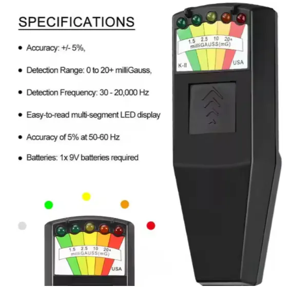 5-LED EMF-meter